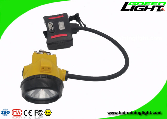 6.8Ah Rechargeable LED Mining Light Headlamps 15000lux Brightness 15hrs Working Time