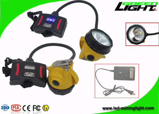 Underground Led Mining Headlamp GLS12-A 15000lux Anti - Explosive Rechargeable