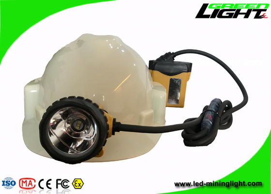 IP68 Water Proof 25000lux Rechargeable Mining Hard Hat LED Lights With 10.4Ah Capacity