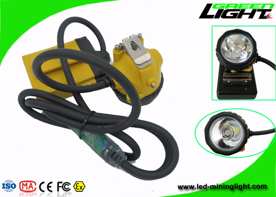 IP68 Water Proof 25000lux Rechargeable Mining Hard Hat LED Lights With 10.4Ah Capacity