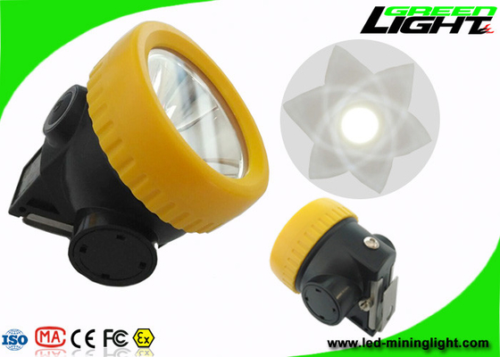 Lightweight Cordless Mining Lights Cap Lamp 5000lux IP68 Waterproof Lithium Battery