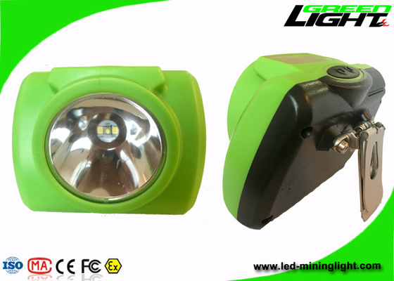 USB Charging Led Cordless Mining Light , Cap Lamp Mining PC Beam Safety OLED Screen
