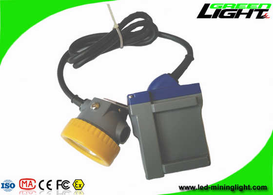 6.6Ah Li-ion Battery LED Mining Light 15000lux High Beam Corded Lamp Flame Resistant