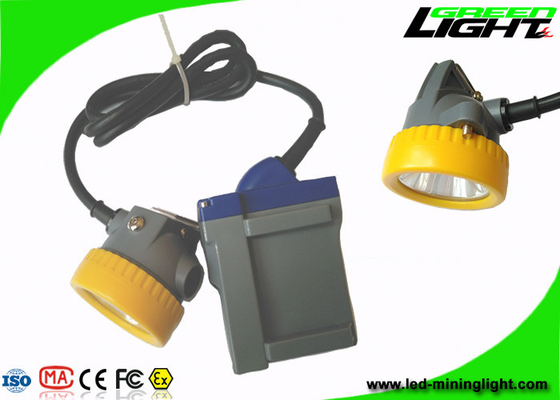 6.6Ah Li-ion Battery LED Mining Light 15000lux High Beam Corded Lamp Flame Resistant