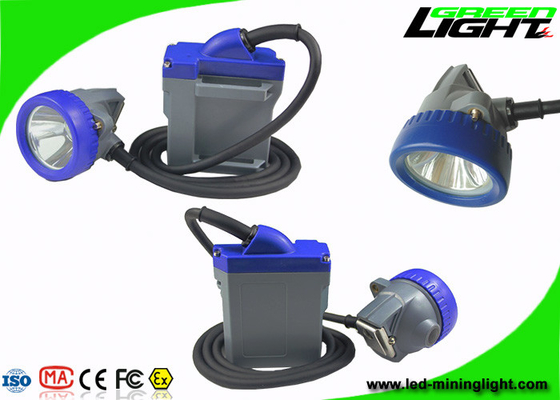 6.6Ah Rechargeable LED Mining Light Wired Electric Cap Lamp IP68 Waterproof