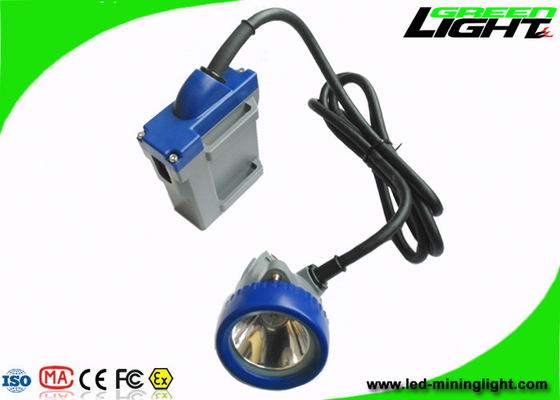 6.6Ah Rechargeable LED Mining Light Wired Electric Cap Lamp IP68 Waterproof