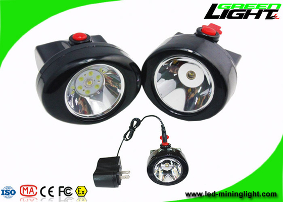 10000 Lux IP67 Cordless Mining Lights Cap Lamp 2.8Ah Battery Plug - In Charging Way