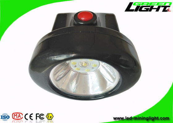 10000 Lux IP67 Cordless Mining Lights Cap Lamp 2.8Ah Battery Plug - In Charging Way