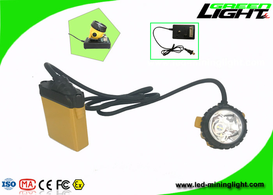 25000lux Brightness Miners Helmet Light IP68 Anti Explosive 1200 Battery Cycles