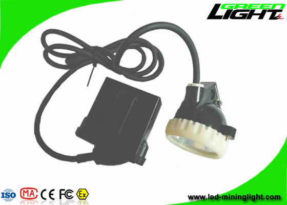 Underground LED Mining Light 10000lux 6.6Ah Rechargeable Battery IP67 With Cable