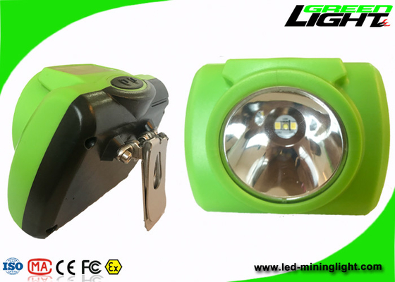 IP68 Waterproof Mining Hard Hat Led Lights , Miners Helmet Light PC Material