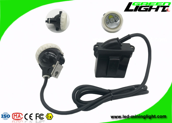 CE LED Mining Light IP68 Waterproof 6.6Ah Rechargeable Li - Ion Battery 10000lux Brightness
