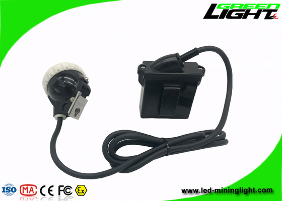 ABS LED Mining Cap Lights IP68 6.6Ah Li - Ion Battery 10000lux Brightness