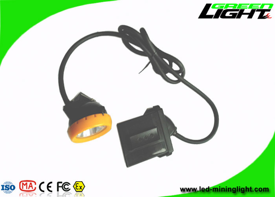 CREE LED Mining Hard Hat Led Lights 10000Lux With Low Power Warning Function
