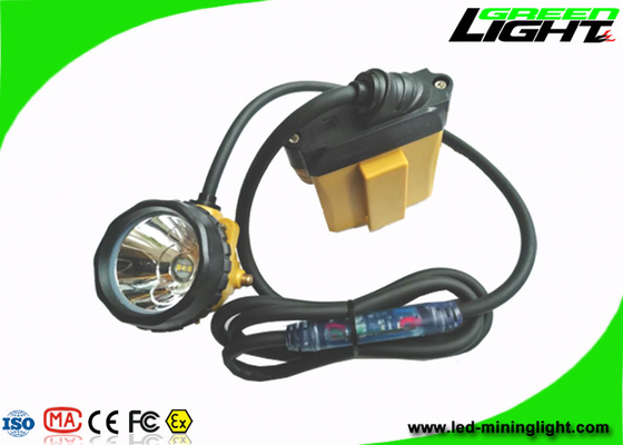 Flashing Light Led Mining Lamp Corded Cable Underground Coal Mining Cap Lamps 25000lux