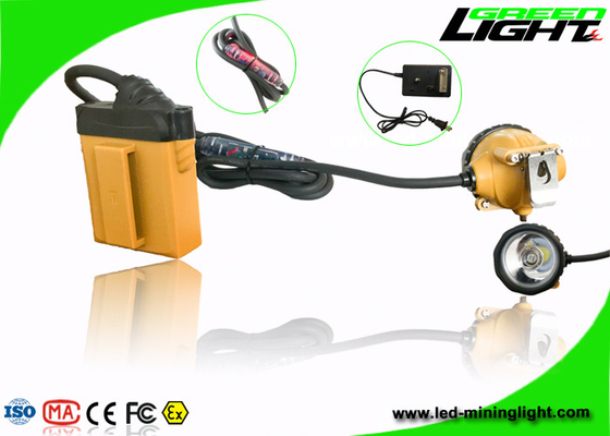 IP68 Waterproof Mining Hard Hat Led Lights 3.7V 25000lux Brightness 1200 Battery Cycles
