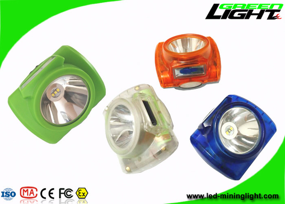 CREE LED Cordless Mining Lights PC ABS Material 13000lux With Low Battery Power Alarm