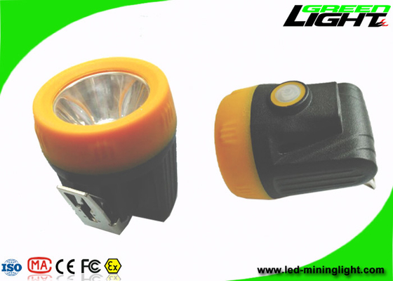 Waterproof IP68 Cordless Mining Cap Lamps 10000 Lux ABS Material With USB Charger
