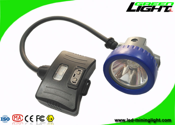 Semi Corded Mining Cap Lights 10000Lux 5.2Ah Big Capacity Lightweight IP68 Waterproof