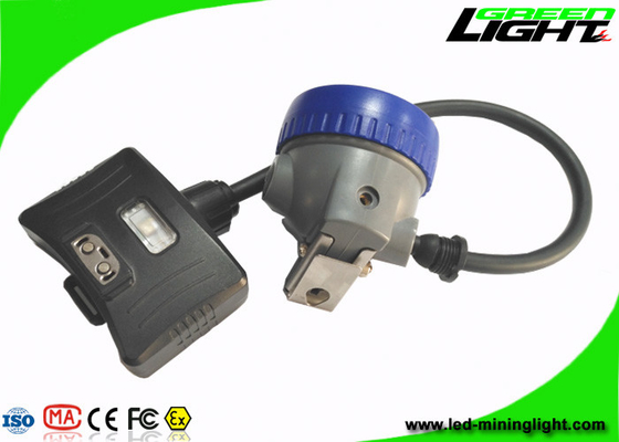 Semi Corded Mining Cap Lights 10000Lux 5.2Ah Big Capacity Lightweight IP68 Waterproof