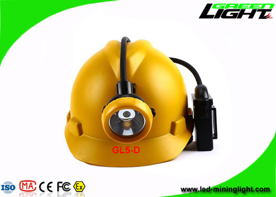 Rechargeable Coal Mining Lights Headlamp Waterproof  10000Lux With USB Charging Cable
