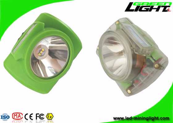 OLED Screen Cordless Cap Lamp , 13000Lux Led Mining Headlamp 6.2Ah Battery IP 68