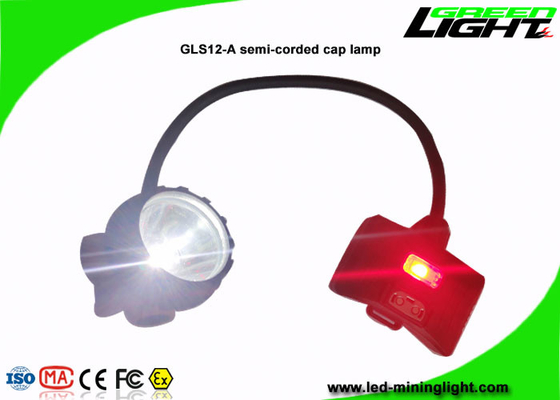 USB Charging Mining Cap Lights 15000 Lux Brightness Waterproof Semi - Corded