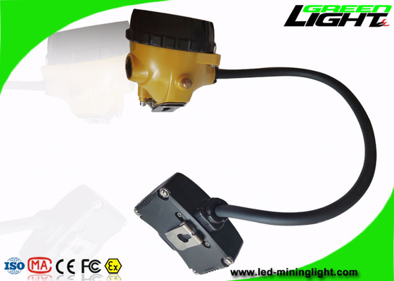 USB Charging Mining Cap Lights 15000 Lux Brightness Waterproof Semi - Corded