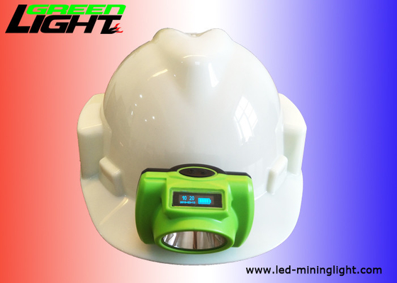 ABS PC Material Coal Mining Lights , Led Mining Cap Lamp 6.8Ah Battery 3.7v