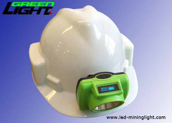 ABS PC Material Coal Mining Lights , Led Mining Cap Lamp 6.8Ah Battery 3.7v