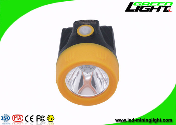 3.8Ah Capacity Miners Cap Lamps Cordless 10000lux For Mining Site Safety Lighting
