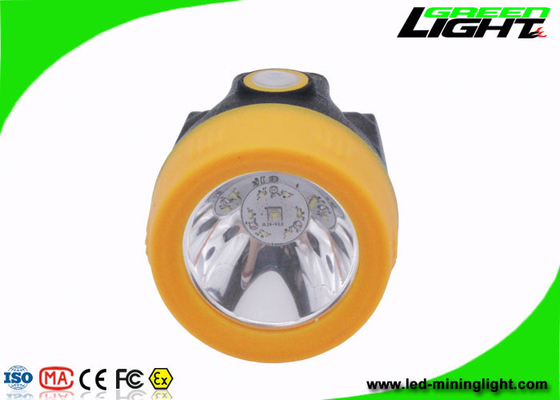 3.8Ah Capacity Miners Cap Lamps Cordless 10000lux For Mining Site Safety Lighting