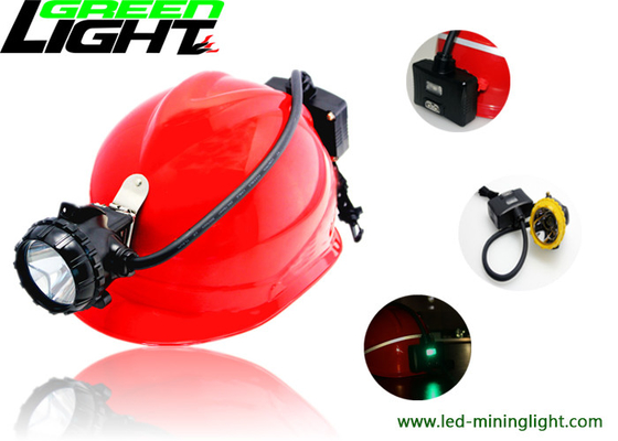 GLS12-A Semi Corded Mining Cap Lights 6.8Ah Lithium Polymer Battery 25000lux strong brightness with Aluminum Light Cup