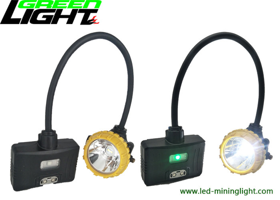 GLS12-A Semi Corded Mining Cap Lights 6.8Ah Lithium Polymer Battery 25000lux strong brightness with Aluminum Light Cup
