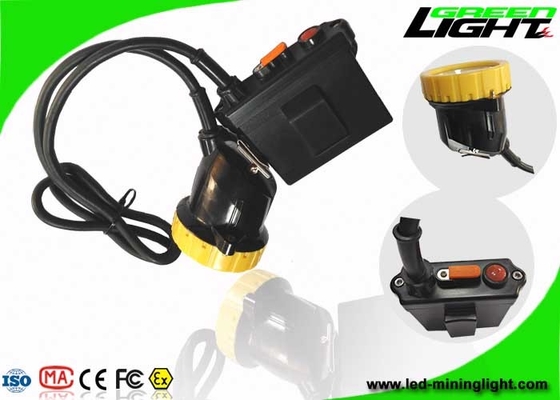 3.7W High Lumen Coal Miners Lamp 50000 Lux IP67 Waterproof 11.2Ah Big Battery Capacity