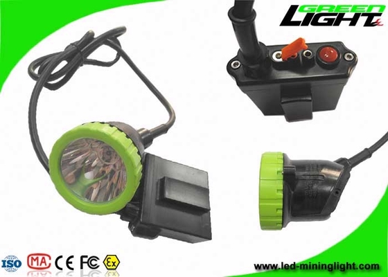 650Lum 3.7W 50000lux LED Mining Light 11.2Ah Li - Ion Battery With 13hrs Lighting Time
