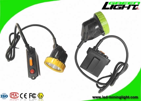 Waterproof IP67 Mining Rechargeable LED Headlamp 3.7V 11.2Ah 50000lux For Hunting