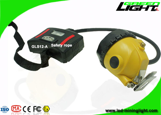 High Brightness Cree Led Headlamp Rechargeable Low Power Warning For Miner Semi - Corded