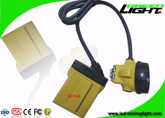 Ultra Bright LED Mining Headlight 10.4Ah IP68 With Cable SOS Low Power Warning