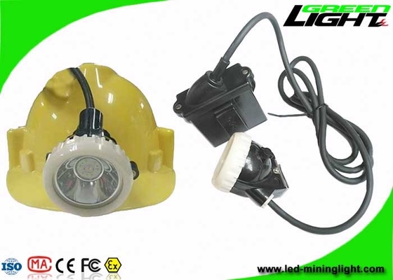 IP67 Led Mining Cap Lights , Rechargeable Underground Safety Headlamps 10000lux 6.6Ah