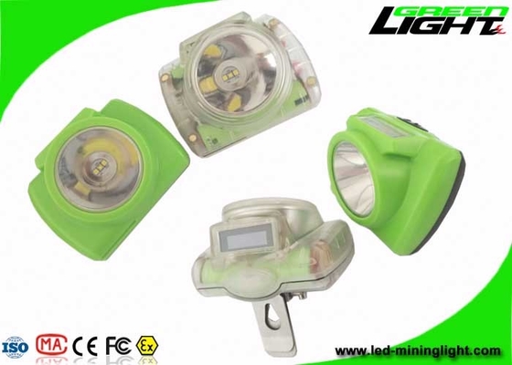All In One Structure LED Mining Light ABS PC Material 3.7V 6.8Ah Battery With OLED Screen