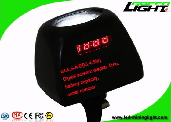 Rechargeable Black Cordless Mining Lights Portable 16 Hours Lighting Work Time IP68