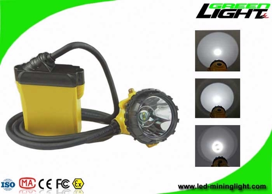 CREE LED 25000lux Coal Mining Lights 10.4Ah Samsung Battery With SOS Low Power Warning Function