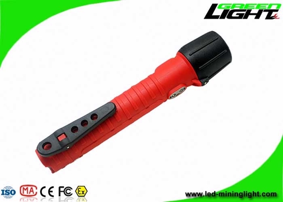 Rubber Switch Explosion Proof Torch 25000Lux IP68 Waterproof 1200 Battery Cycles