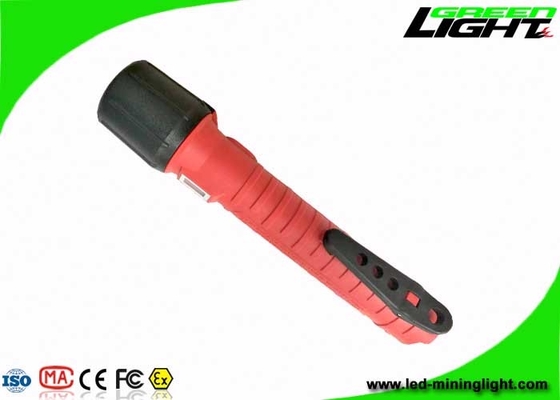 Strong Brightness IP68 Explosion Proof Flashlight USB 4.4Ah Li - Ion Battery 25000lux