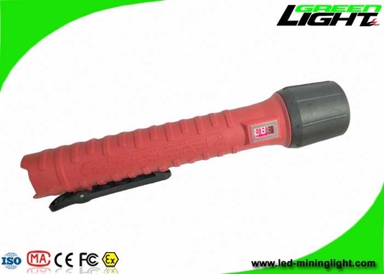 Strong Brightness IP68 Explosion Proof Flashlight USB 4.4Ah Li - Ion Battery 25000lux