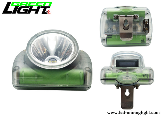 Underground Miners Cap Lamp Transparent Material 13000lux Super Brightness Impact Resistant
