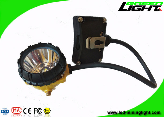 Semi Corded Led Miners Cap Lamp 15000 Lux GLS12-A 6.8 Ah Panasonic Battery IP 68