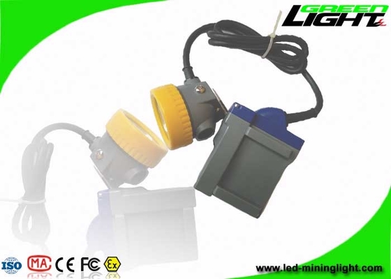 1000 Battery Cycles Mining Hard Hat Led Lights 15000lux High Beam Corded Lamp