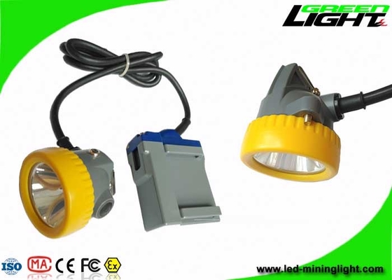 1000 Battery Cycles Mining Hard Hat Led Lights 15000lux High Beam Corded Lamp
